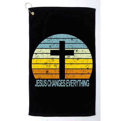Jesus Changes Everything Golf Towel