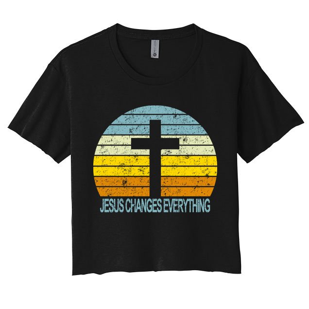 Jesus Changes Everything Crop Top