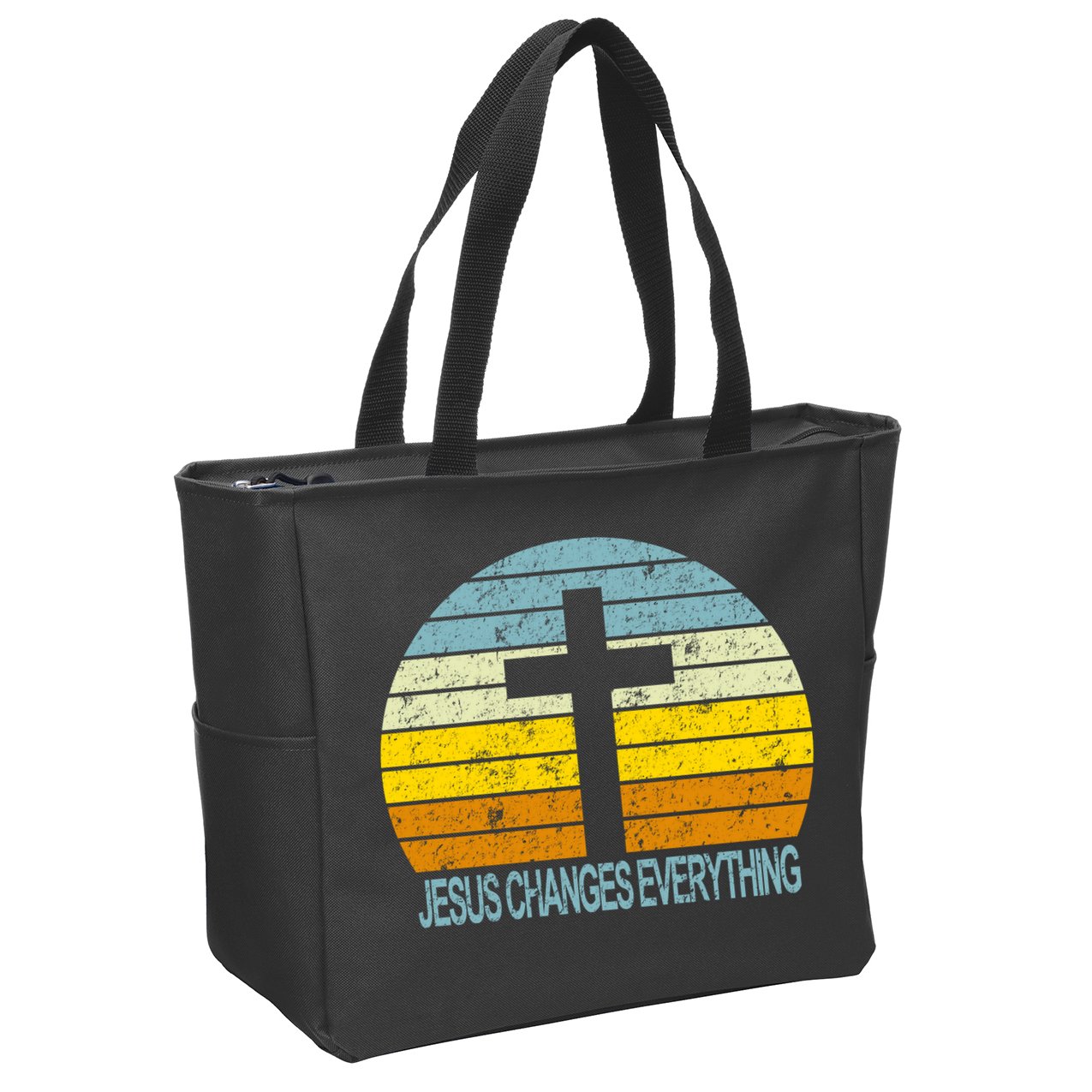Jesus Changes Everything Zip Tote Bag