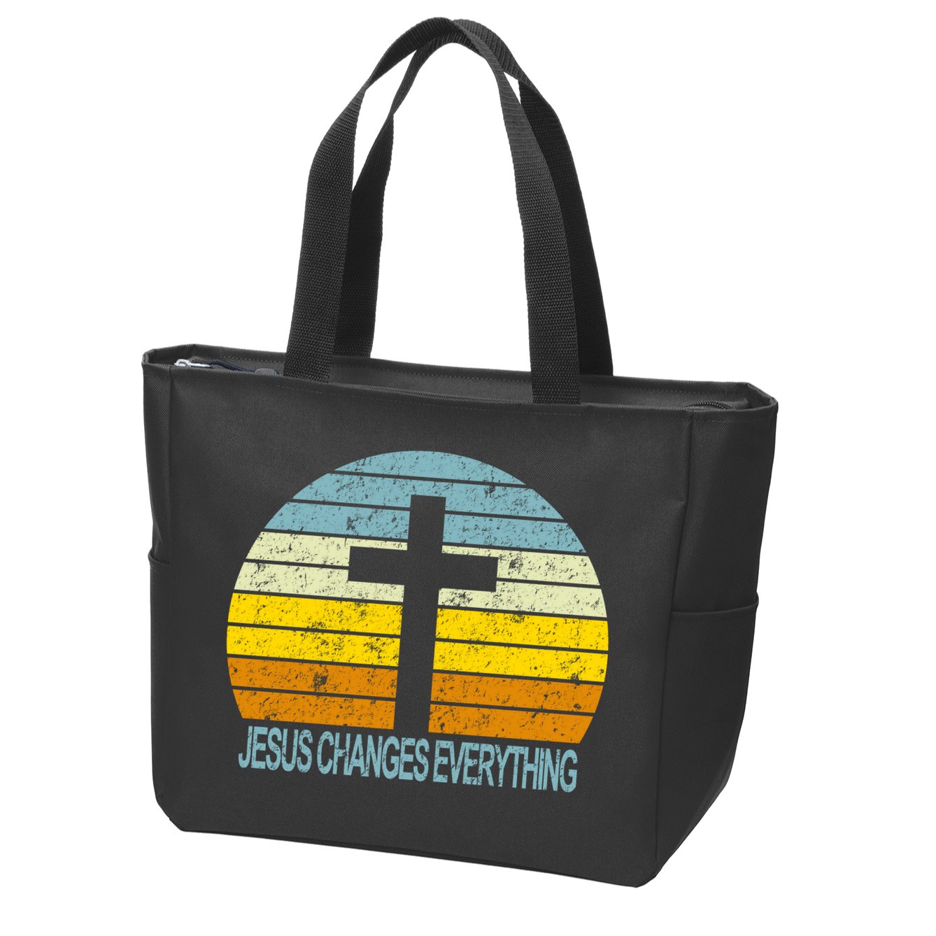 Jesus Changes Everything Zip Tote Bag