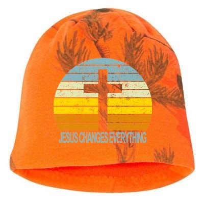 Jesus Changes Everything Kati - Camo Knit Beanie