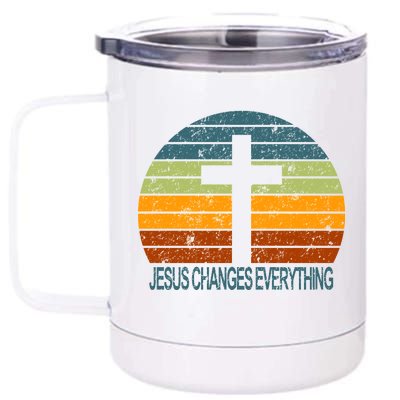 Jesus Changes Everything 12 oz Stainless Steel Tumbler Cup