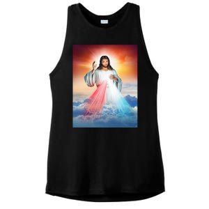 Jesus Christ Ladies PosiCharge Tri-Blend Wicking Tank