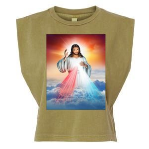 Jesus Christ Garment-Dyed Women's Muscle Tee