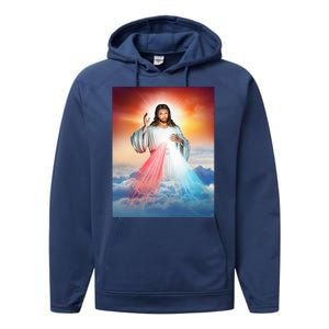 Jesus Christ Performance Fleece Hoodie