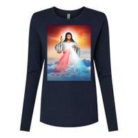 Jesus Christ Womens Cotton Relaxed Long Sleeve T-Shirt