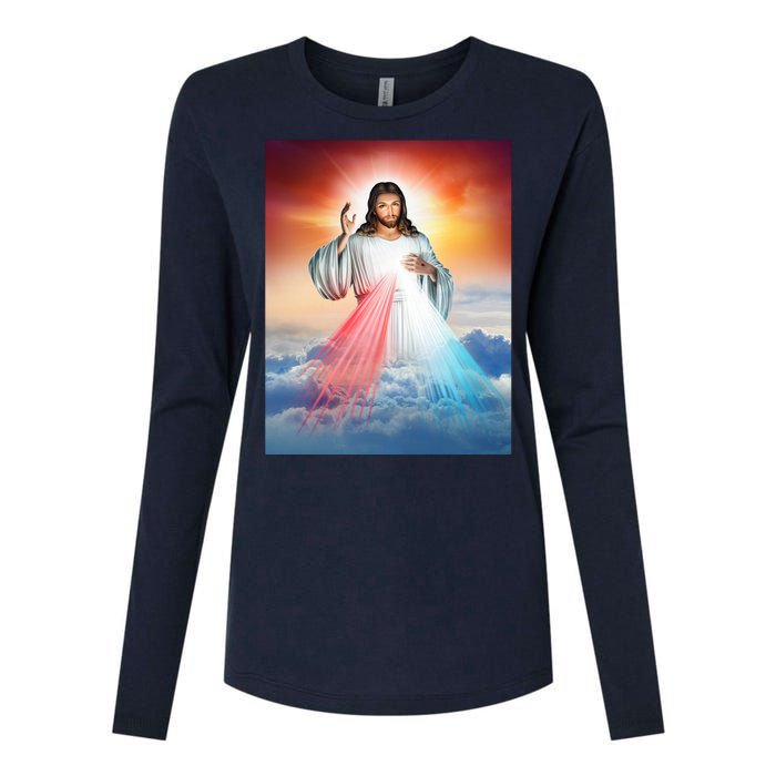 Jesus Christ Womens Cotton Relaxed Long Sleeve T-Shirt