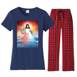 Jesus Christ Women's Flannel Pajama Set