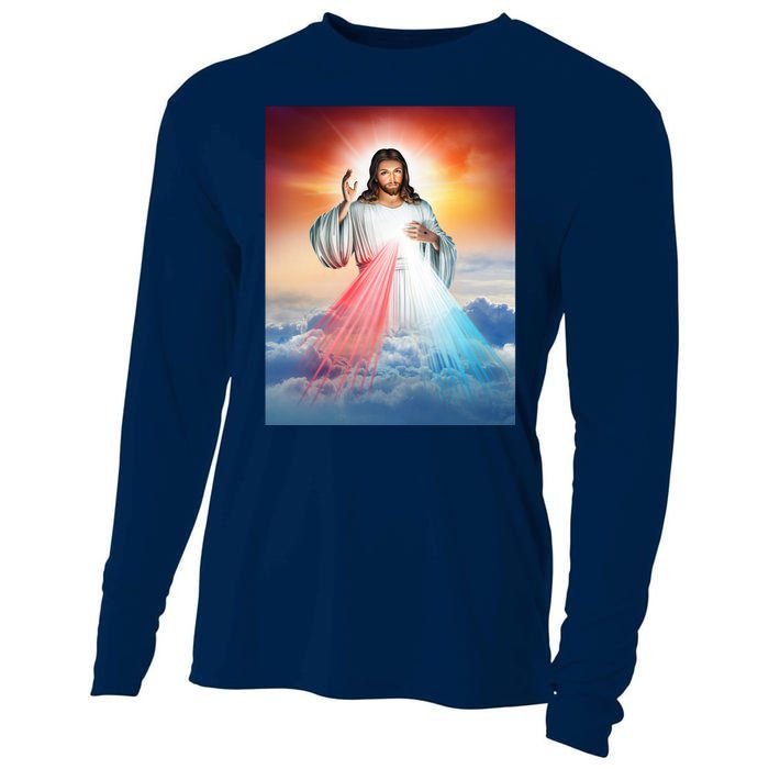 Jesus Christ Cooling Performance Long Sleeve Crew