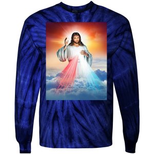 Jesus Christ Tie-Dye Long Sleeve Shirt