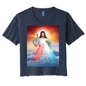 Jesus Christ Women's Crop Top Tee