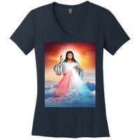 Jesus Christ Women's V-Neck T-Shirt