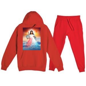 Jesus Christ Premium Hooded Sweatsuit Set