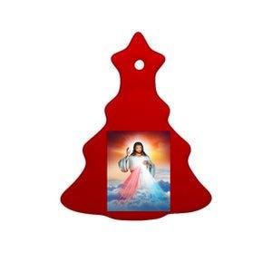 Jesus Christ Ceramic Tree Ornament