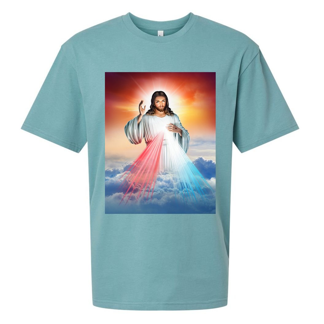 Jesus Christ Sueded Cloud Jersey T-Shirt