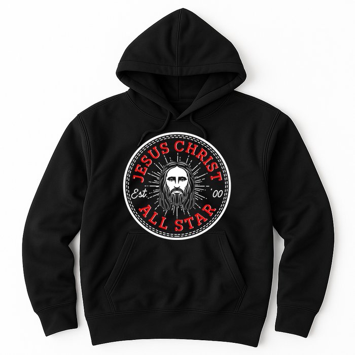 Jesus Christ All Star Est 00 Converse Hoodie