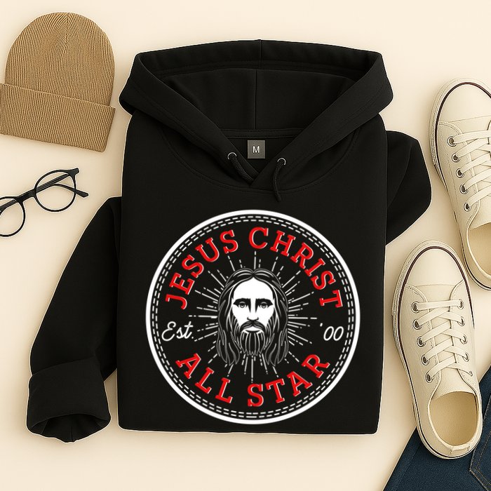 Jesus Christ All Star Est 00 Converse Hoodie
