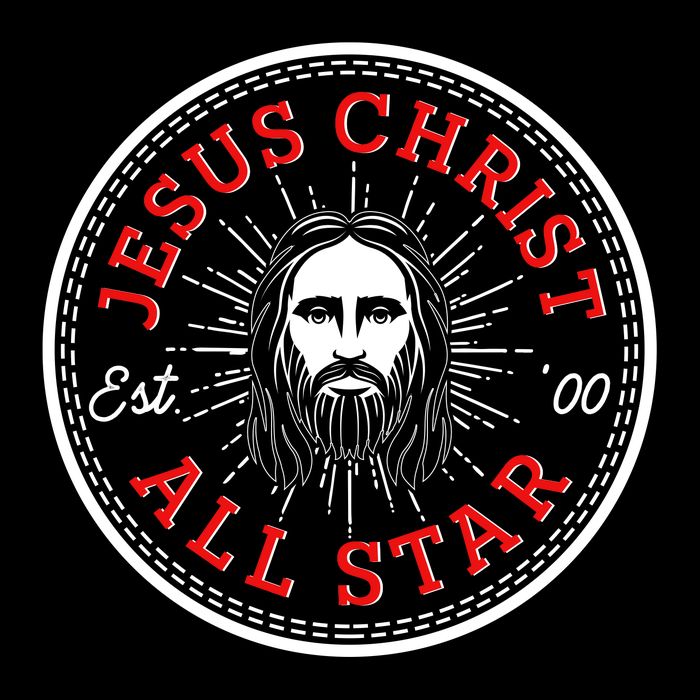 Jesus Christ All Star Est 00 Converse Hoodie