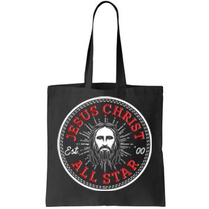 Jesus Christ All Star Est 00 Converse Tote Bag