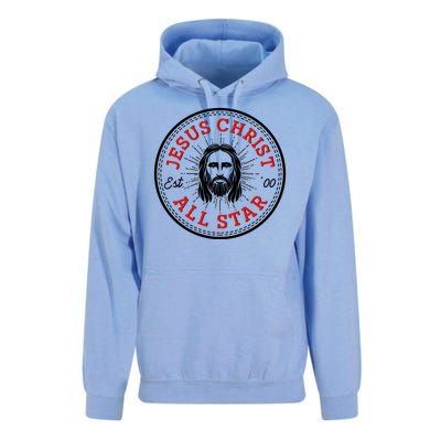 Jesus Christ All Star Est 00 Converse Unisex Surf Hoodie