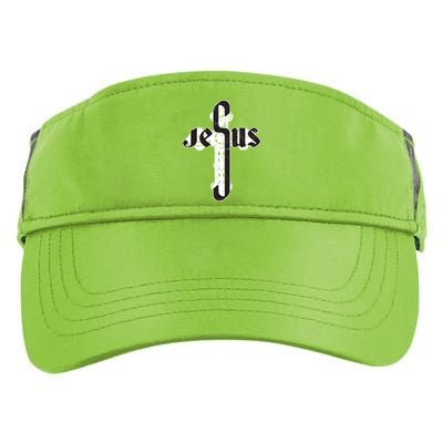 Jesus Christ Cross Faith Adult Drive Performance Visor