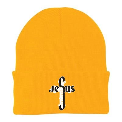 Jesus Christ Cross Faith Knit Cap Winter Beanie