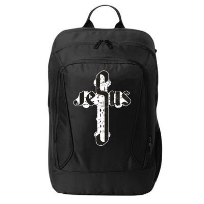 Jesus Christ Cross Faith City Backpack