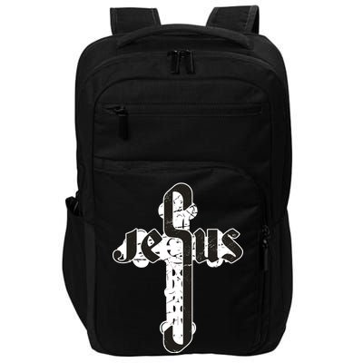 Jesus Christ Cross Faith Impact Tech Backpack