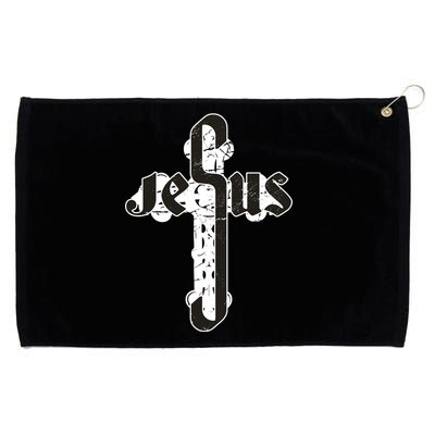 Jesus Christ Cross Faith Grommeted Golf Towel