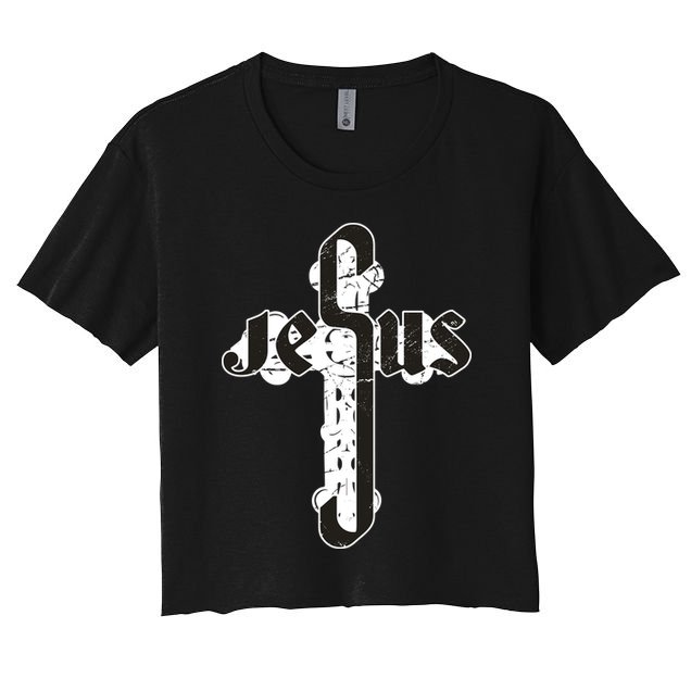 Jesus Christ Cross Faith Crop Top