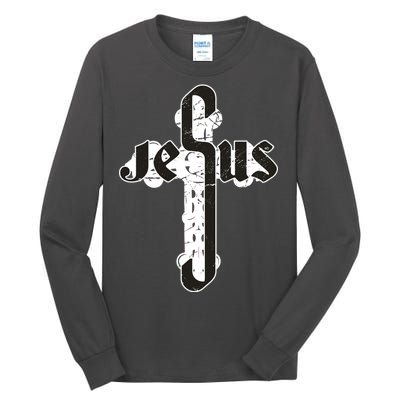 Jesus Christ Cross Faith Tall Long Sleeve T-Shirt