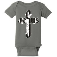 Jesus Christ Cross Faith Baby Bodysuit