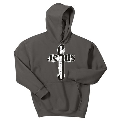 Jesus Christ Cross Faith Kids Hoodie