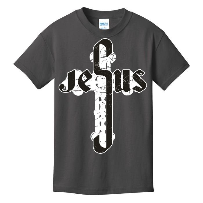 Jesus Christ Cross Faith Kids T-Shirt