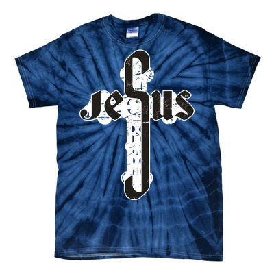 Jesus Christ Cross Faith Tie-Dye T-Shirt