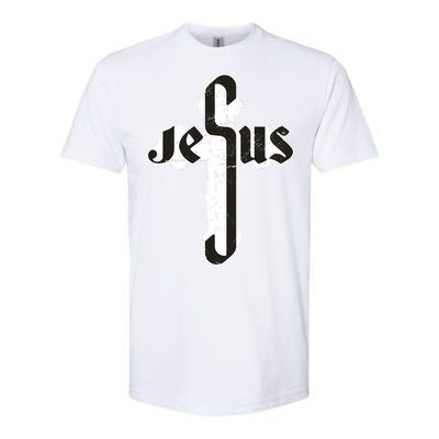 Jesus Christ Cross Faith Softstyle CVC T-Shirt