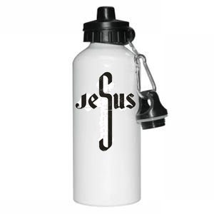 Jesus Christ Cross Faith Aluminum Water Bottle