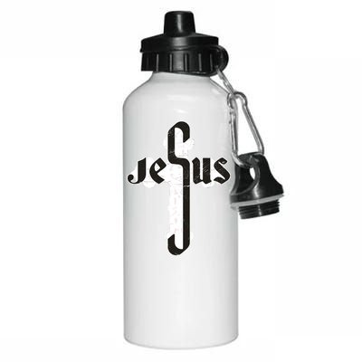 Jesus Christ Cross Faith Aluminum Water Bottle 