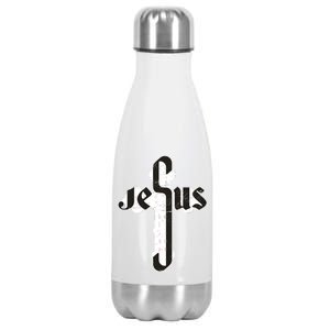 Jesus Christ Cross Faith Stainless Steel Insulated Water Bottle