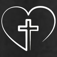 Jesus Christ Cross Heart Adult Drive Performance Visor