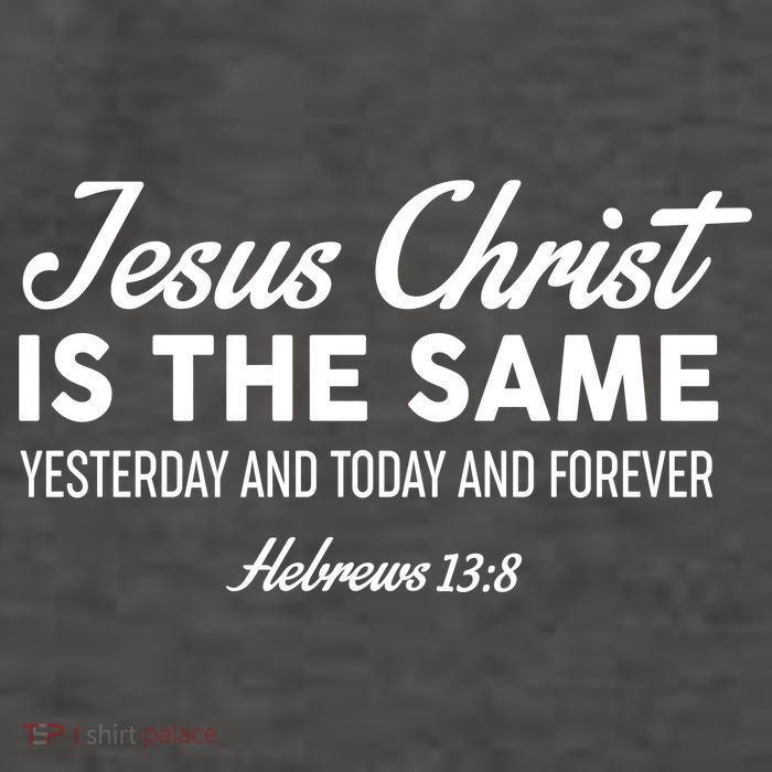 Jesus Christ Is The Same Hebrews 13:8 Vector Backpack