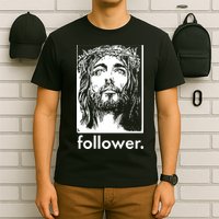 Jesus Christ Portrait Follower T-Shirt