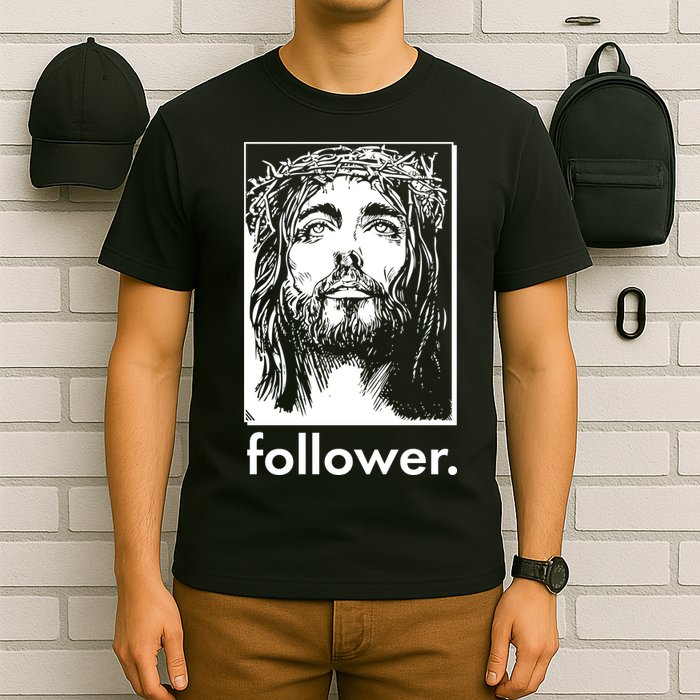 Jesus Christ Portrait Follower T-Shirt