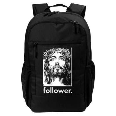Jesus Christ Portrait Follower Daily Commute Backpack