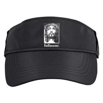 Jesus Christ Portrait Follower Adult Drive Performance Visor