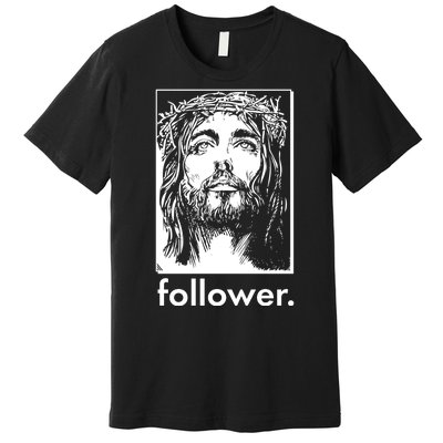 Jesus Christ Portrait Follower Premium T-Shirt