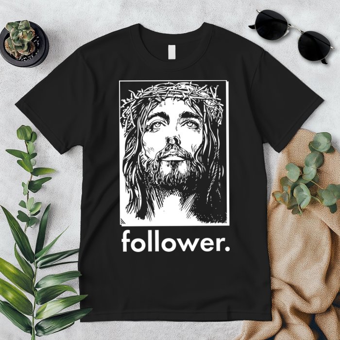 Jesus Christ Portrait Follower Premium T-Shirt