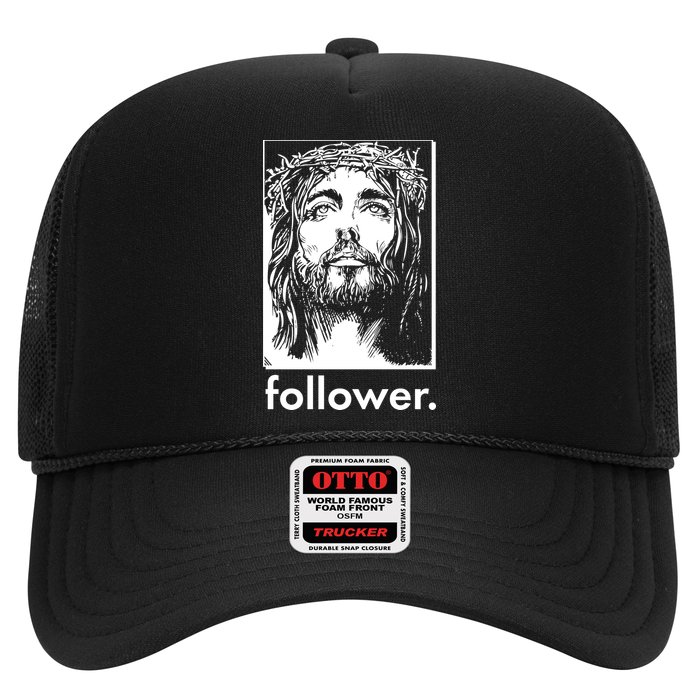 Jesus Christ Portrait Follower Trucker Hat