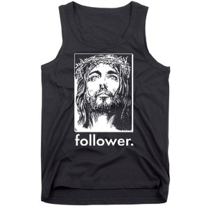 Jesus Christ Portrait Follower Tank Top