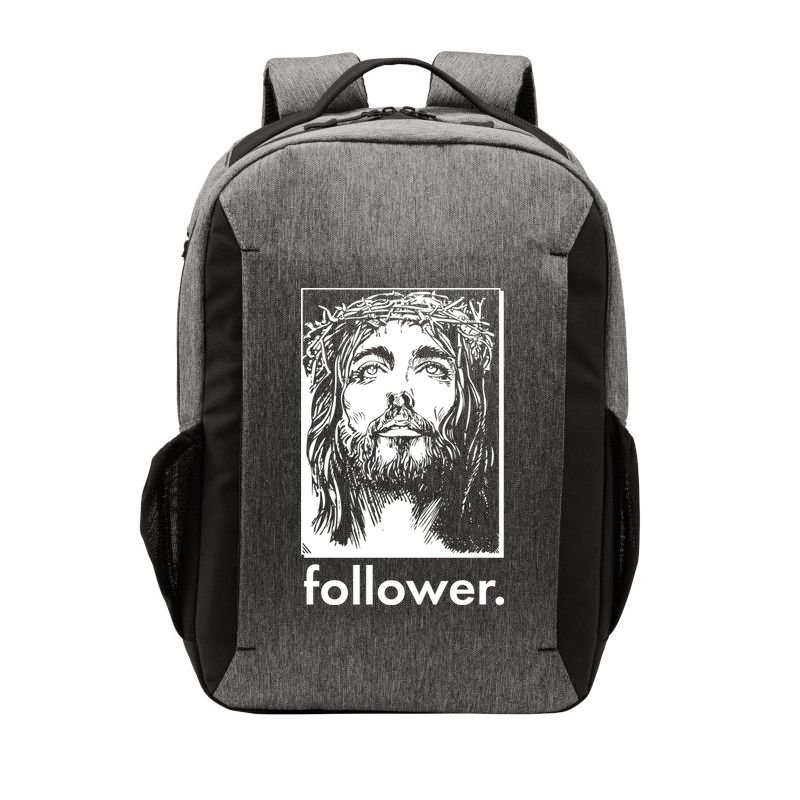 Jesus Christ Portrait Follower Vector Backpack